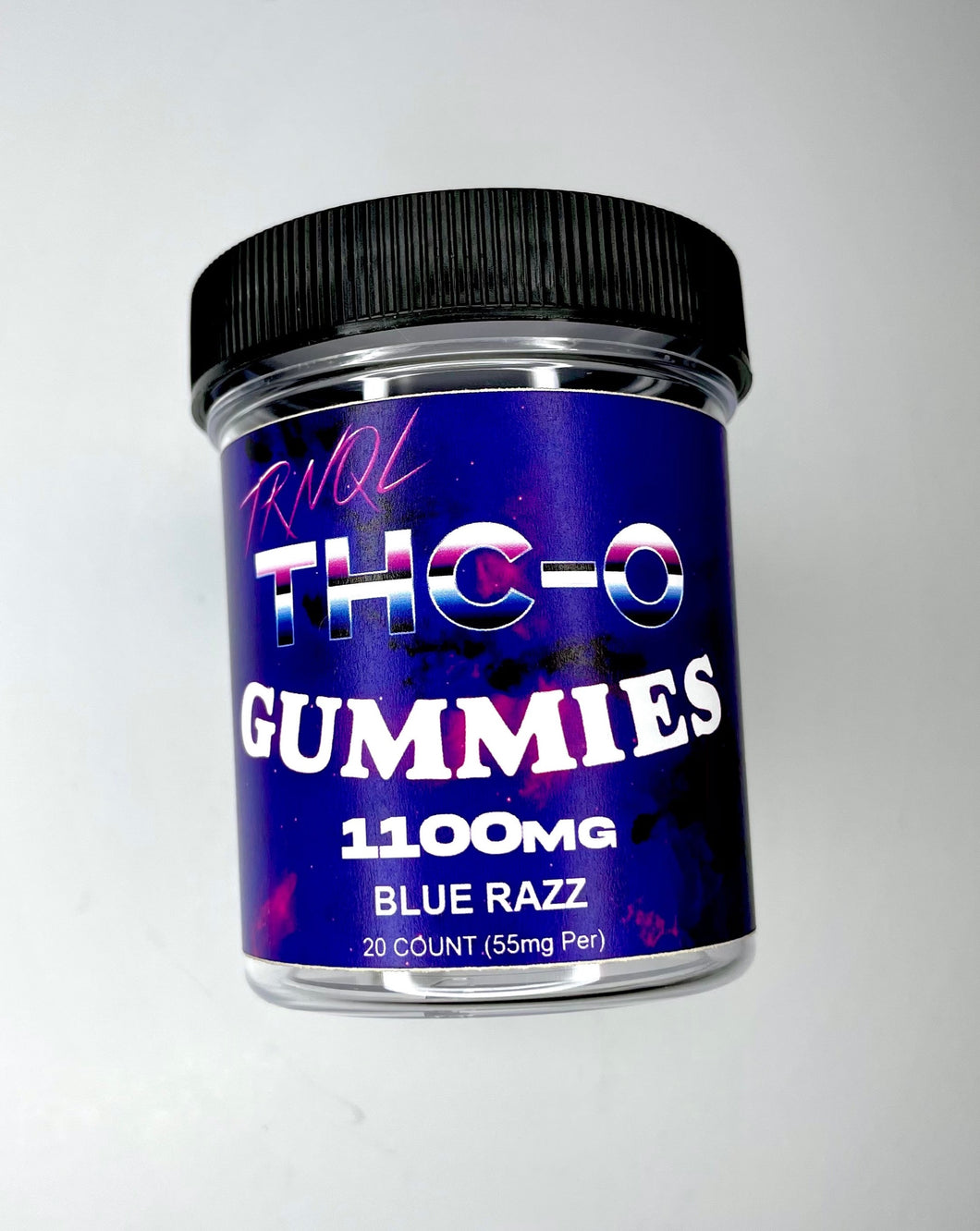 BLUE RAZZ THC-O GUMMIES | 1100mg